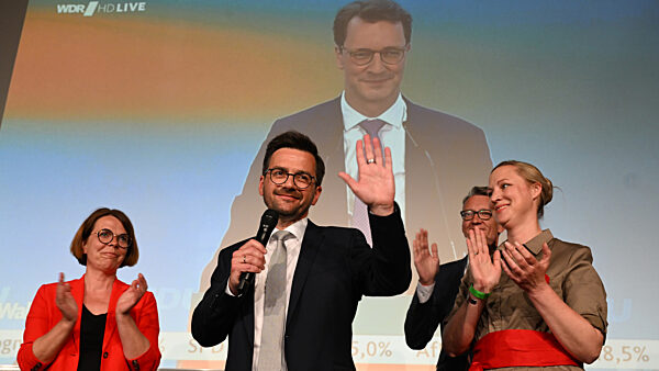 Landtagswahl in Nordrhein-Westfalen - Wahlparty SPD