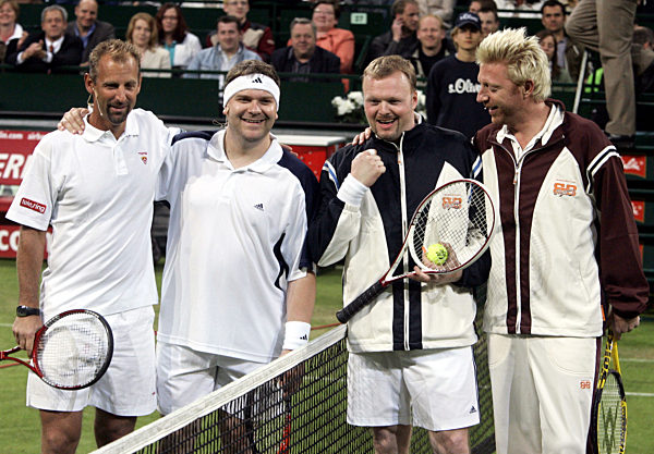 Tennis-Showmatch mit Stefan Raab und Boris Becker