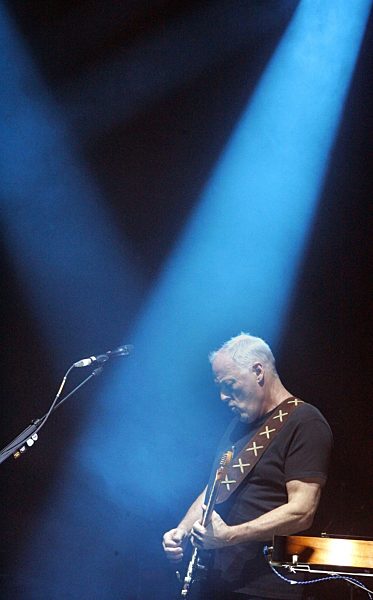 Der frühere Sänger und Gitarrist von Pink Floyd, David Gilmour...