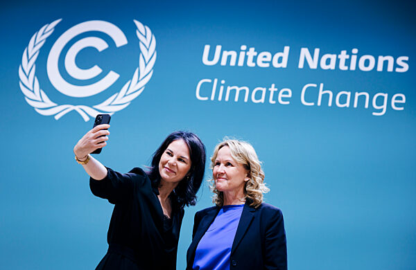 Annalena Baerbock auf der COP29 in Baku