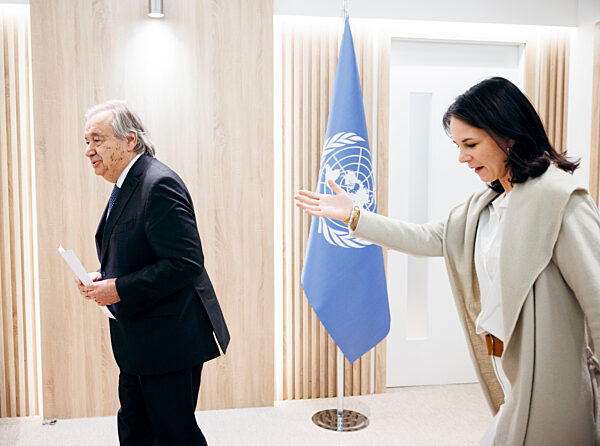 Annalena Baerbock auf der COP29 in Baku
