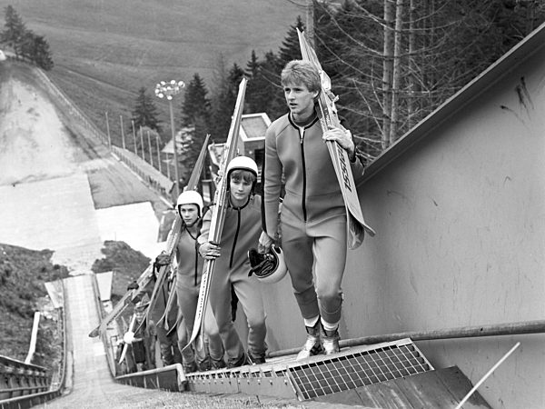 DDR - Skispringen - Mattentraining in Oberwiesenthal