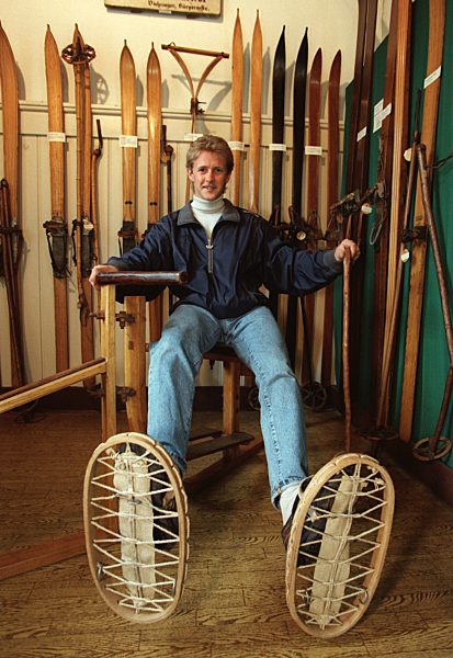 Skispringer Jens Weißflog zuhause in Oberwiesenthal