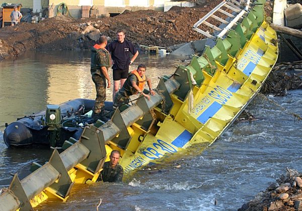 Hochwasserschäden Bundeswehr