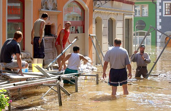 Hochwasser in Meißen