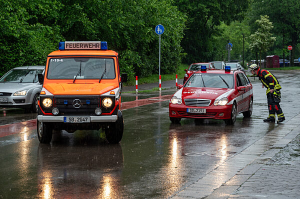 Überschwemmungen in Saarbrücken