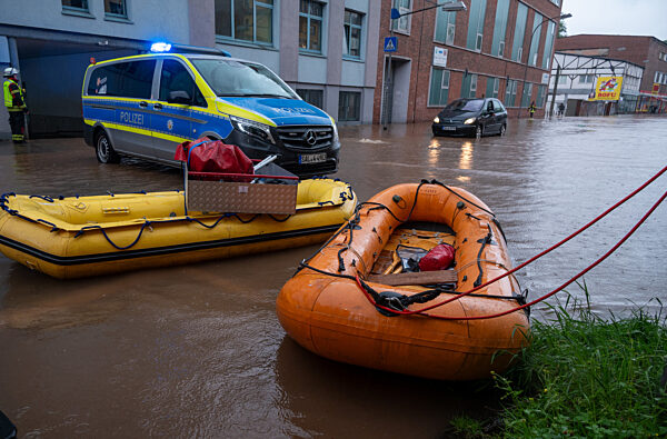 Überschwemmungen in Saarbrücken