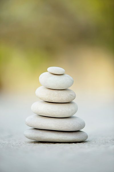 Stacked pebbles