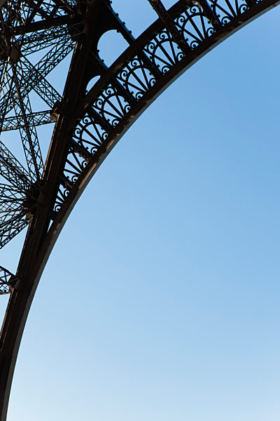 Arch of Eiffel Tower, Paris, France