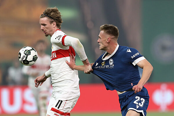 Fussball DFB Pokal Finale 2025, Arminia Bielefeld - VfB Stuttgart