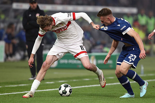 Fussball DFB Pokal Finale 2025, Arminia Bielefeld - VfB Stuttgart