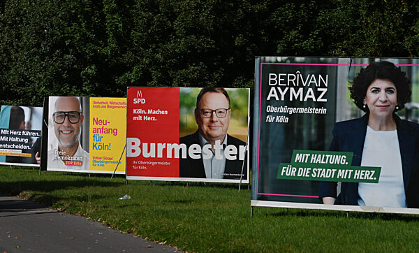 Kommunalwahlen in Köln, Bürgermeisterwahl , Wahlen , Plakate, Wahlplakate
