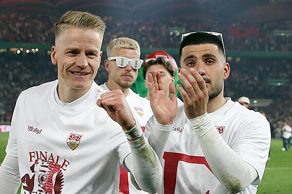 Fussball DFB Pokal 1/2 Finale, VfB Stuttgart - SC Freiburg