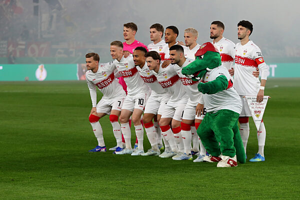 Fussball DFB Pokal 1/2 Finale, VfB Stuttgart - SC Freiburg