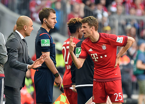Fussball 1.Bundesliga, FC Bayern Muenchen - Borussia Moenchenglachbach