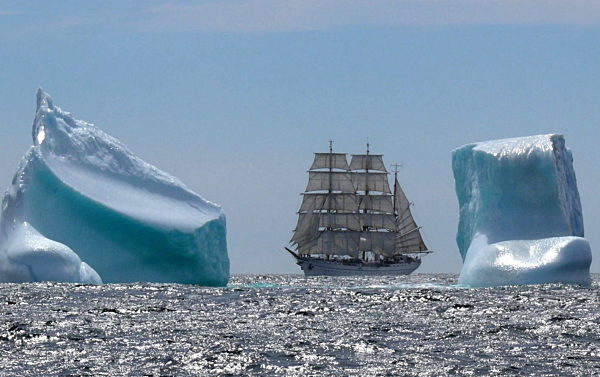 Das Segelschulschiff der Deutschen Marine, die Gorch Fock...