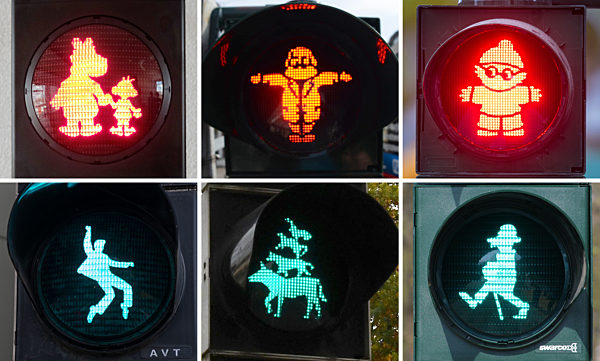 KINA - Hier Ampel-Männchen, dort Ampel-Kasperl