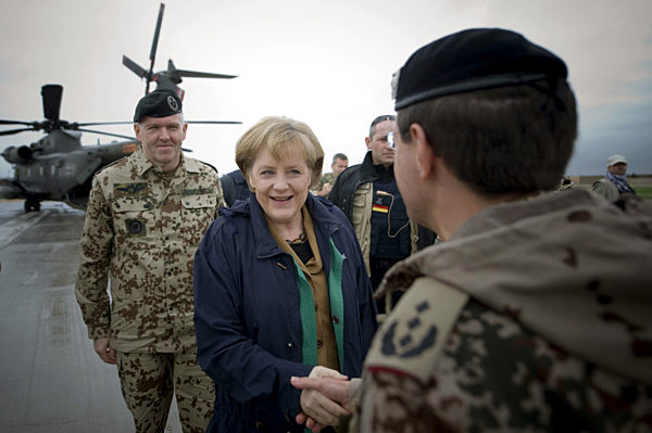 Chancellor Merkel travels to Afghanistan