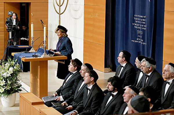 Die Präsidentin des Zentralrats der Juden, Charlotte Knobloch...