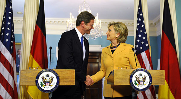 Foreign minister Westerwelle in the US