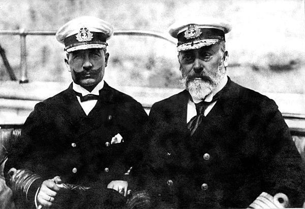 König Edward VII. und Kaiser Wilhelm II.