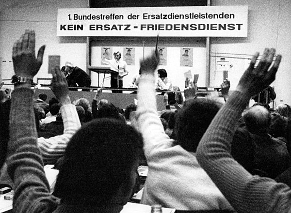 First statemeeting of alternative sevice 1971 in Frankfurt