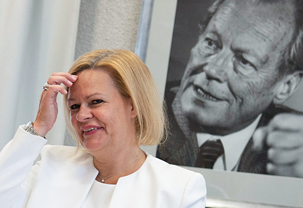 Nancy Faeser ist neue SPD-Fraktionschefin in Hessen