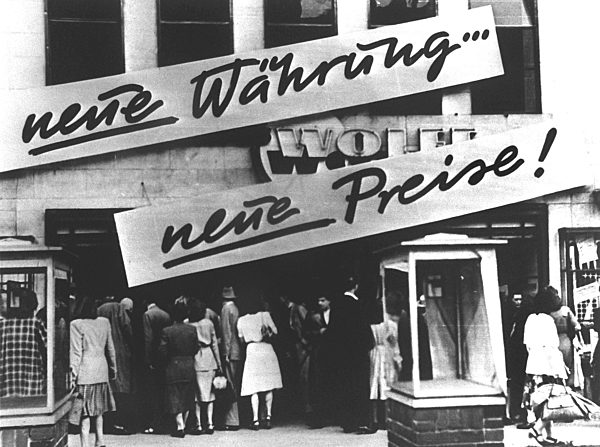 50 Jahre D-Mark: 1948 wieder volle Regale