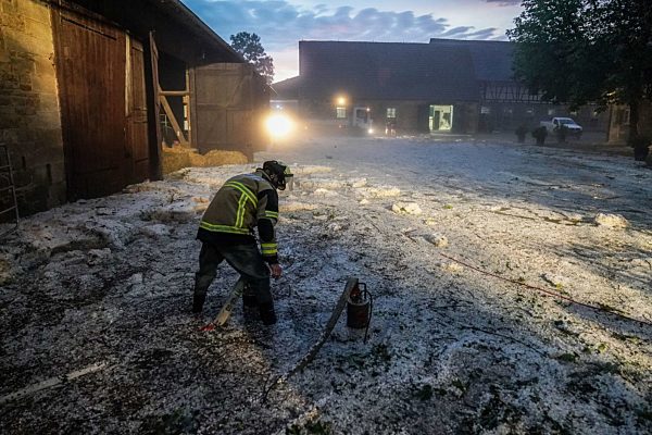 Reiterhof überschwemmt