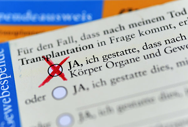 Organspendeausweis