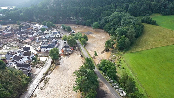 Unwetter in Rheinland-Pfalz