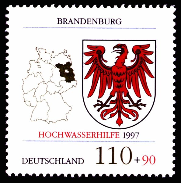 Sonderbriefmarke zugunsten der Hochwasseropfer