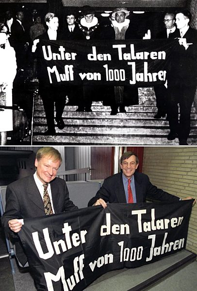 Mit dem "Muff von 1000 Jahren" zum Symbol der Studentenbewegung