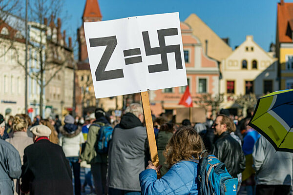 Ukraine-Konflikt - Demonstration in Cottbus