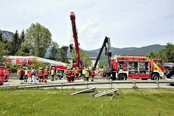Tote bei Zugunglück in Oberbayern