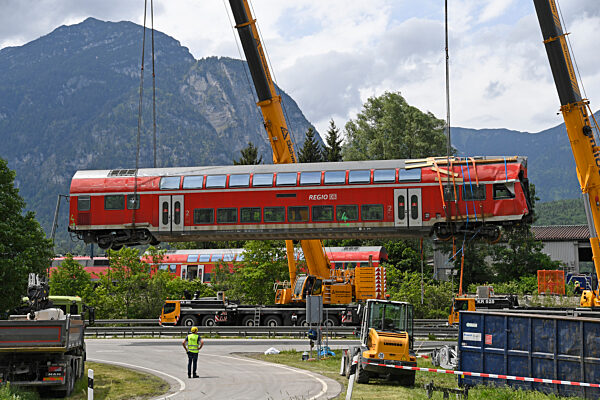 Tote bei Zugunglück in Oberbayern