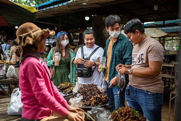 Vogelspinne gefällig? - Achtbeiner als Snack in Kambodscha