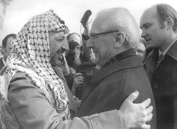 Yasser Arafat on visit to GDR in 1982