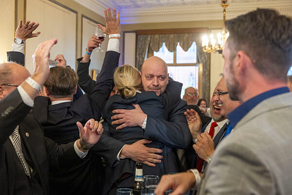 Landtagswahl Hessen - Wahlparty AfD