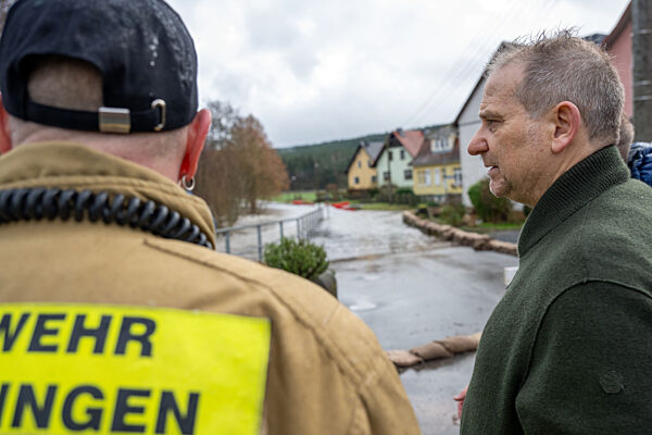 Hochwasser in Thüringen