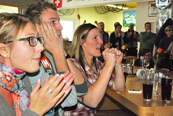 Riesch-Jubel in Garmisch