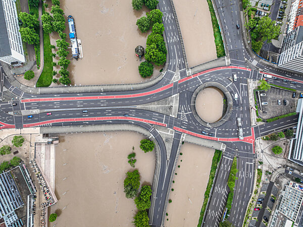 Hochwasser im Saarland - Saarbrücken
