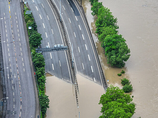 Hochwasser im Saarland - Saarbrücken