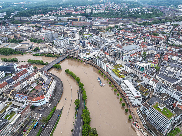Hochwasser im Saarland - Saarbrücken