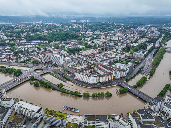 Hochwasser im Saarland - Saarbrücken