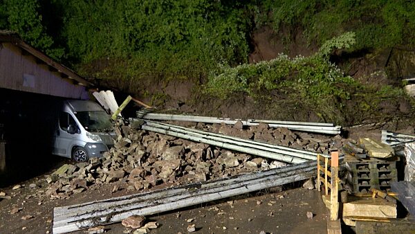 Hochwasser im Saarland - Blieskastel