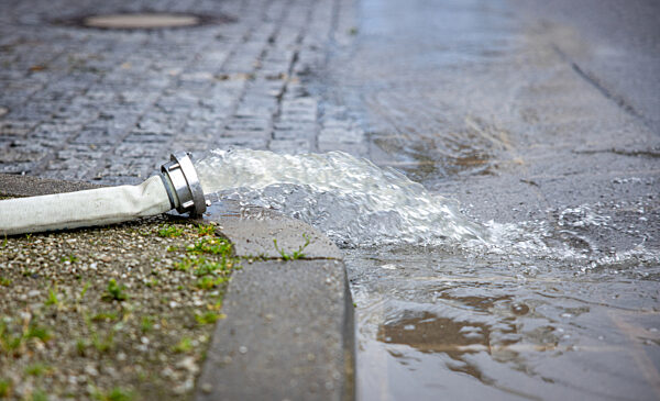 Hochwasser im Saarland - Saarbrücken