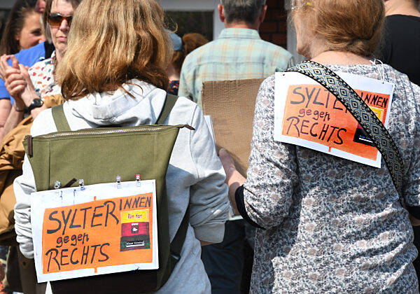 Nach Rassismus-Eklat - Mahnwache auf Sylt