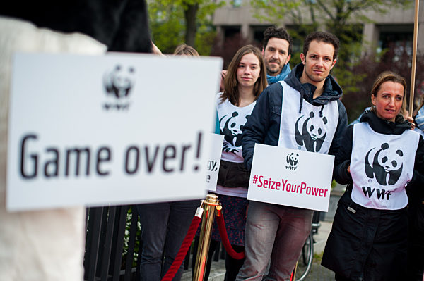 WWF protestiert vor Weltklimarat