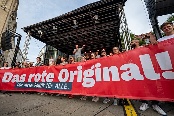 Wahlkampfabschluss Linke Thüringen